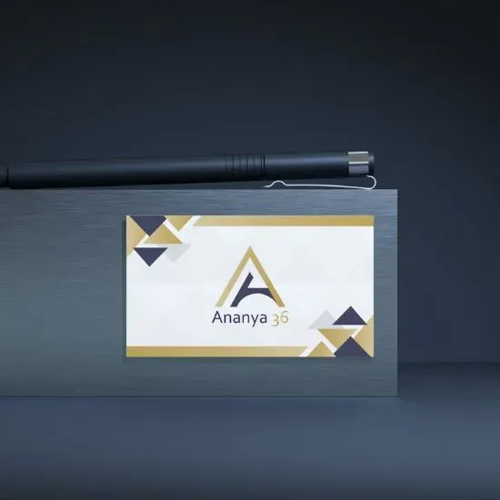 Ananya36 business card design by Adept Digitals