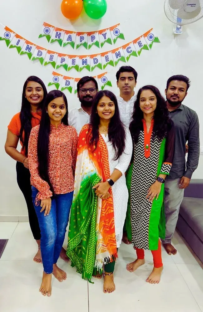 Adept Digitals team group photo celebrating Independence Day