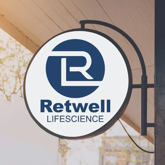 Retwell Lifescience signboard design by Adept Digitals